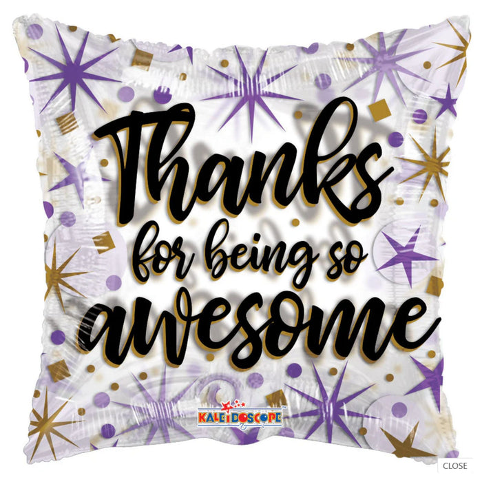 18" Thanks For Being So Awesome Balloon