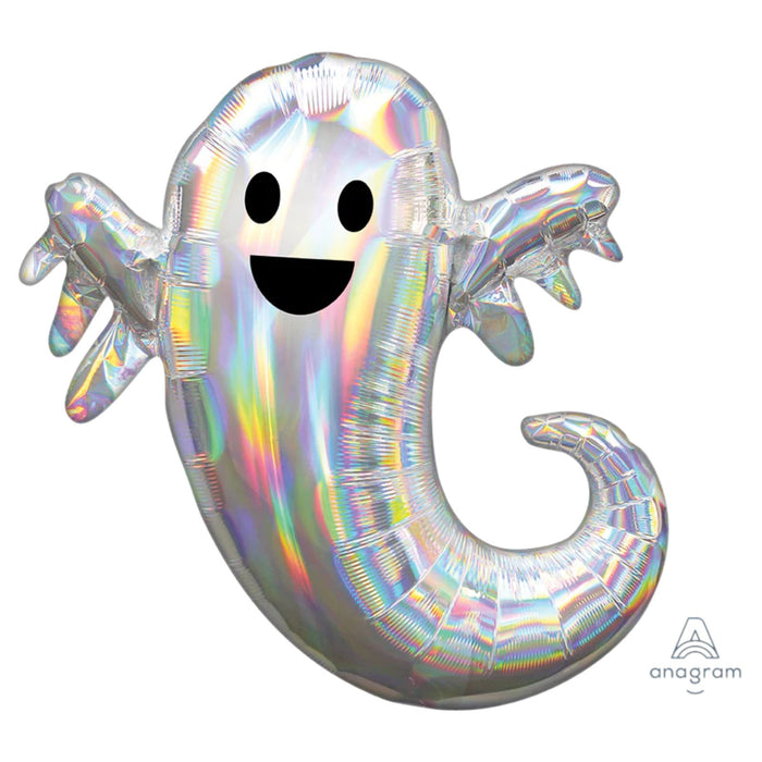 28" Iridescent Ghost Foil Balloon