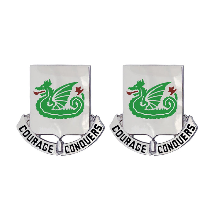 37th Armor Regiment Unit Crest (Courage Conquers) Army Unit Crests
