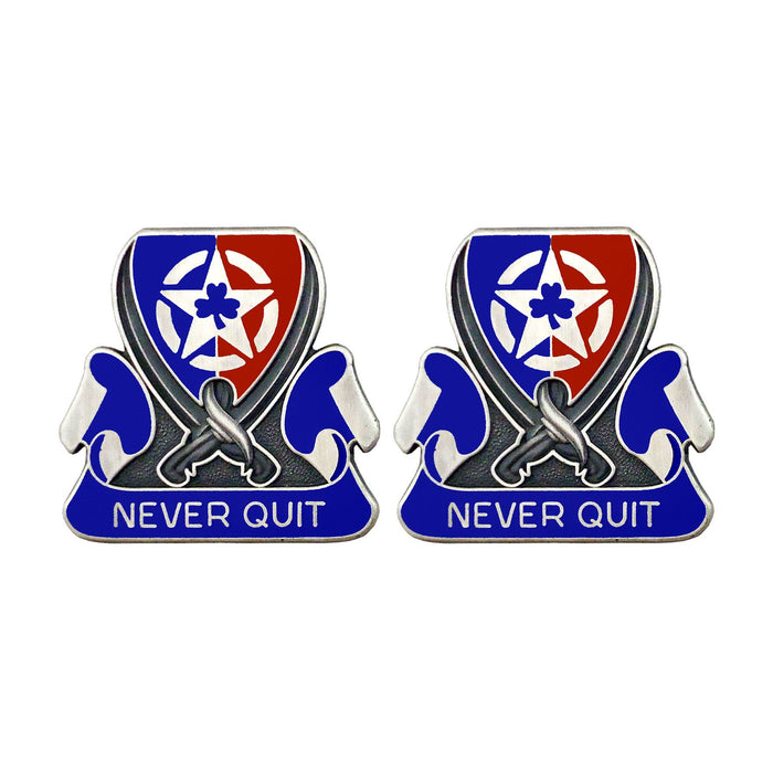 38th Sustainment Brigade Unit Crest (Never Quit) Army Unit Crests