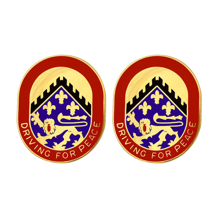 44th Corps Support Battalion Unit Crest (Driving for Peace) Army Unit Crests