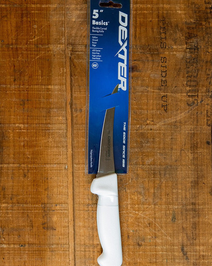 5" Flexible Curved Boning Knife - Dexter Russell Basics - HowToBBQRight