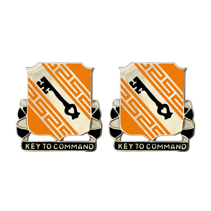 50th Signal Battalion Unit Crest (Key to Command) Army Unit Crests
