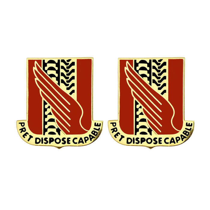 519th Support Battalion Unit Crest (Pret Dispose Capable) Army Unit Crests