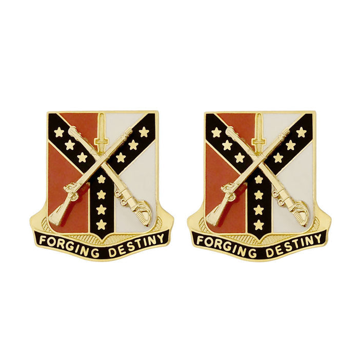 61st Cavalry Regiment Unit Crest (Forging Destiny) Army Unit Crests