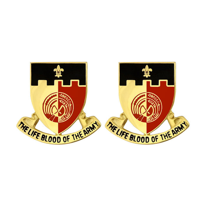64th Brigade Support Battalion Unit Crest (The Life Blood of the Army) Army Unit Crests