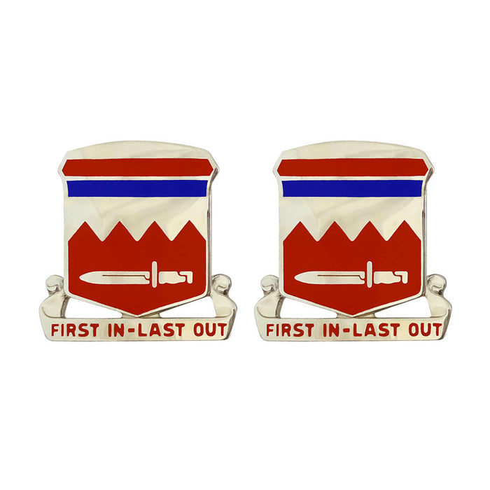 65th Engineer Battalion Unit Crest (First In - Last Out) Army Unit Crests