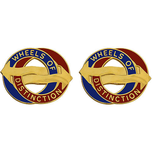 68th Support Battalion Unit Crest (Wheels of Distinction) Army Unit Crests
