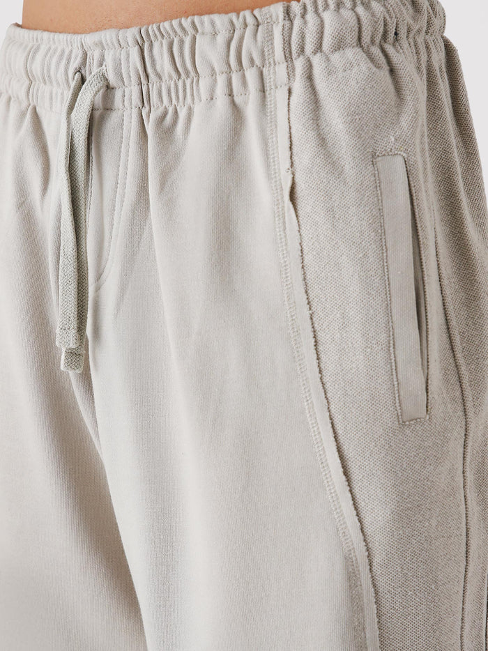 Ash Grey Aim Shorts styled for everyday wear, GROOVY men's gym and lounge shorts in Pakistan