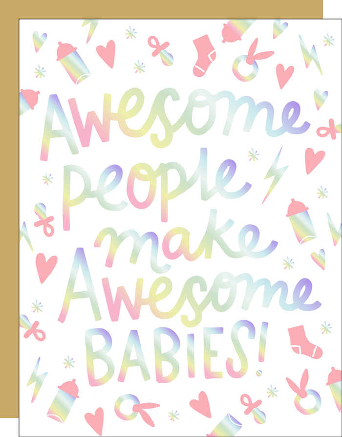 Baby Card - Awesome People