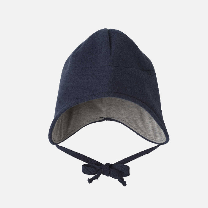 Baby & Kids Boiled Merino Wool Hat - Indigo