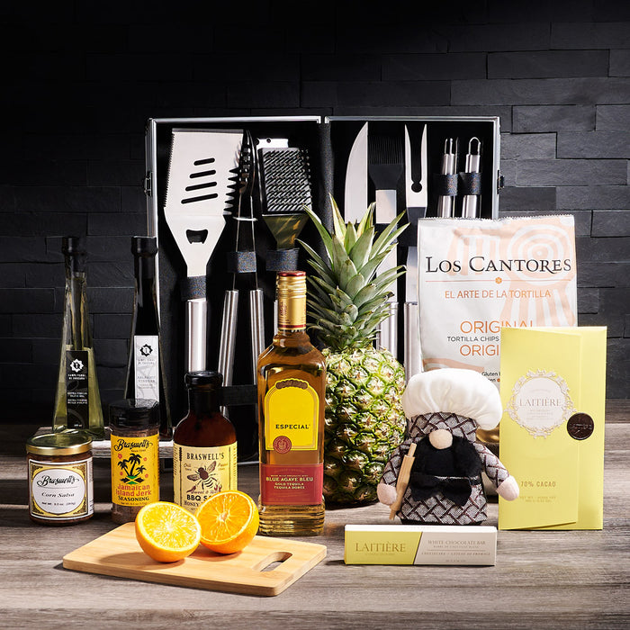 Backyard Party Starter Gift Set, grilling gift, grilling, bbq gift, bbq, barbecue gift, barbecue, summer gift, liquor gift, liquor