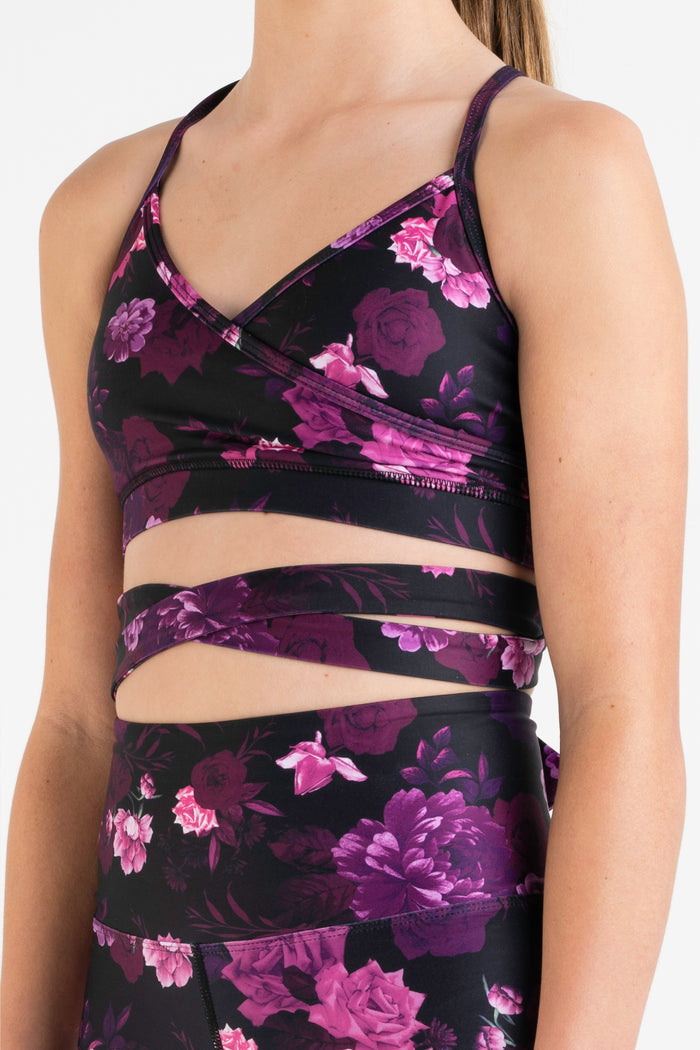 Ballet Wrap Crop Top