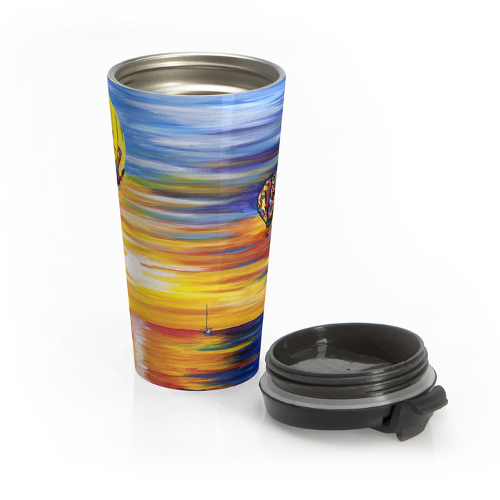 Balloon Sunrise - Travel Mug