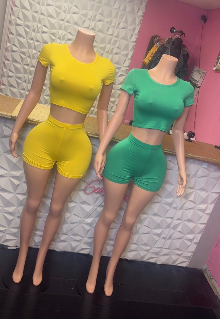 Basic Short Set ( Green )