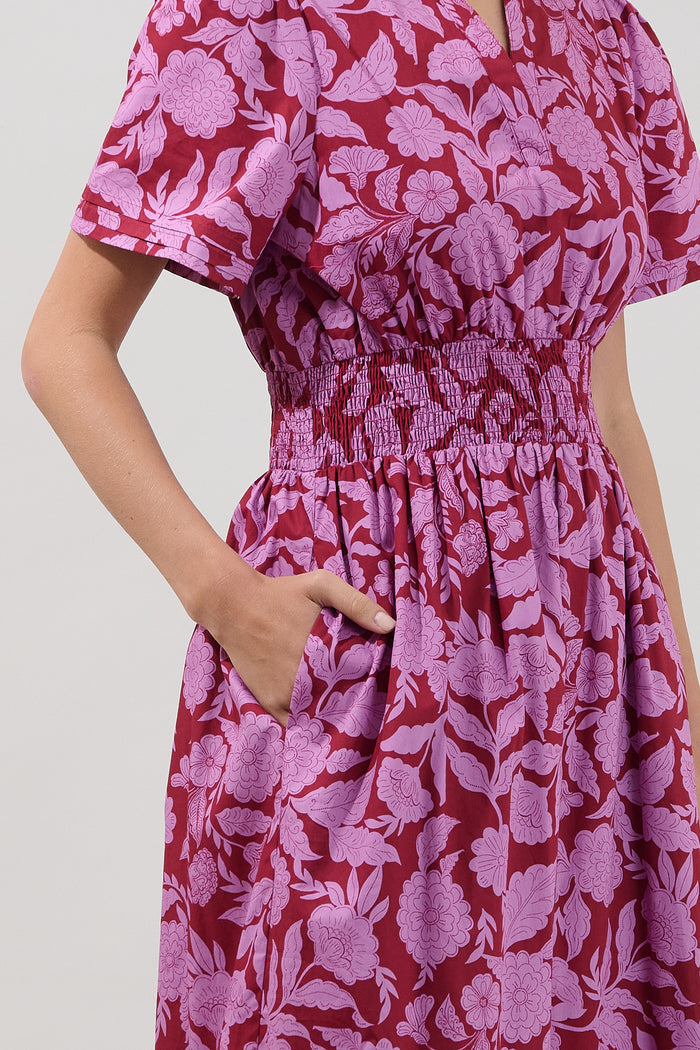 Belraj Poplin Maxi Dress Yunice Floral