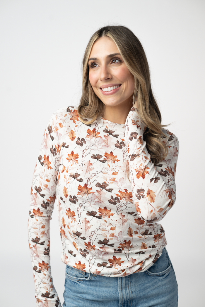 Blair Long Sleeve Top - Fall Foliage by Michelle Mae
