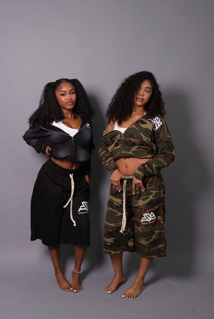 CAMO ZIP UP