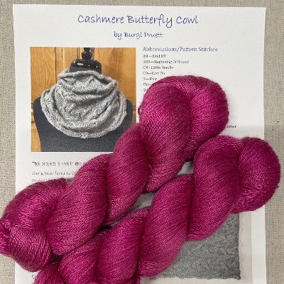 Cashmere Butterfly - Pink Ribbon Kit