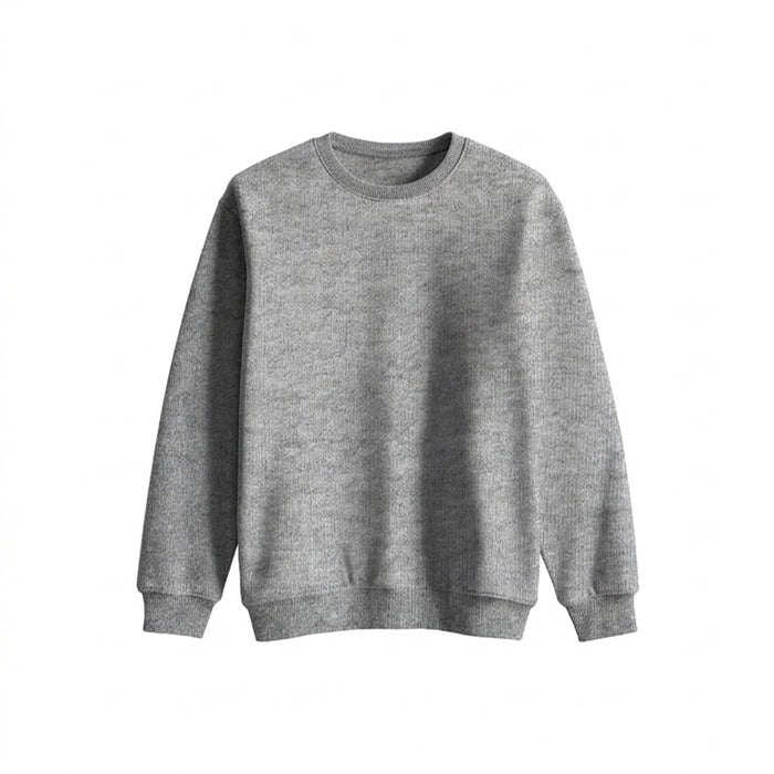 Custom Women Sweatshirt - Solid Color - Personalized Crewneck
