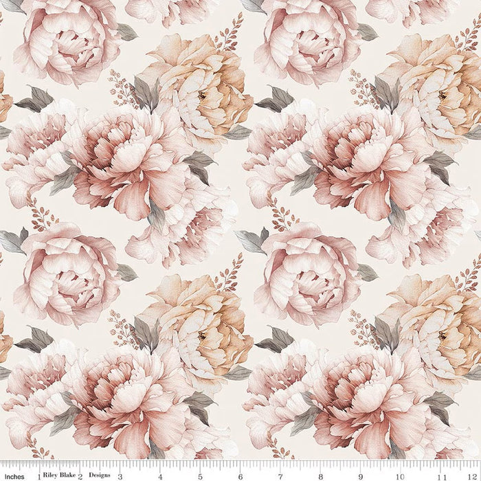 Daybreak on the Prairie Peonies Cream CD17680-CREAM