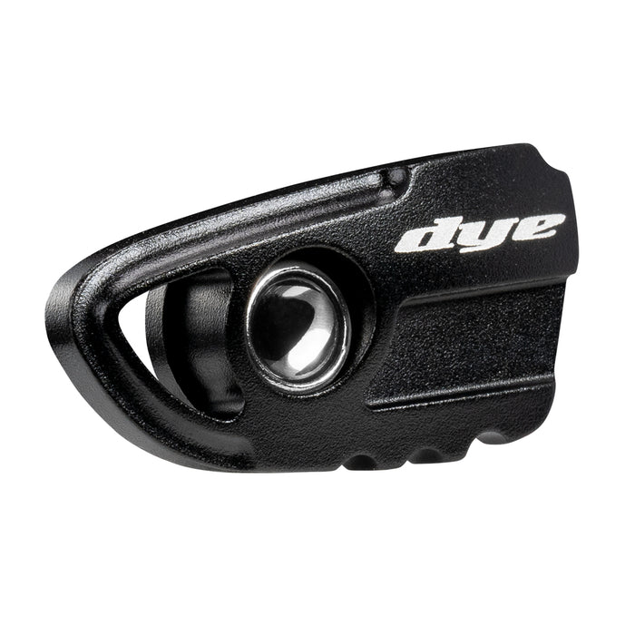DYE Dyelab Skeletonized ASA Knob – DYE paintball marker – feature callout shot