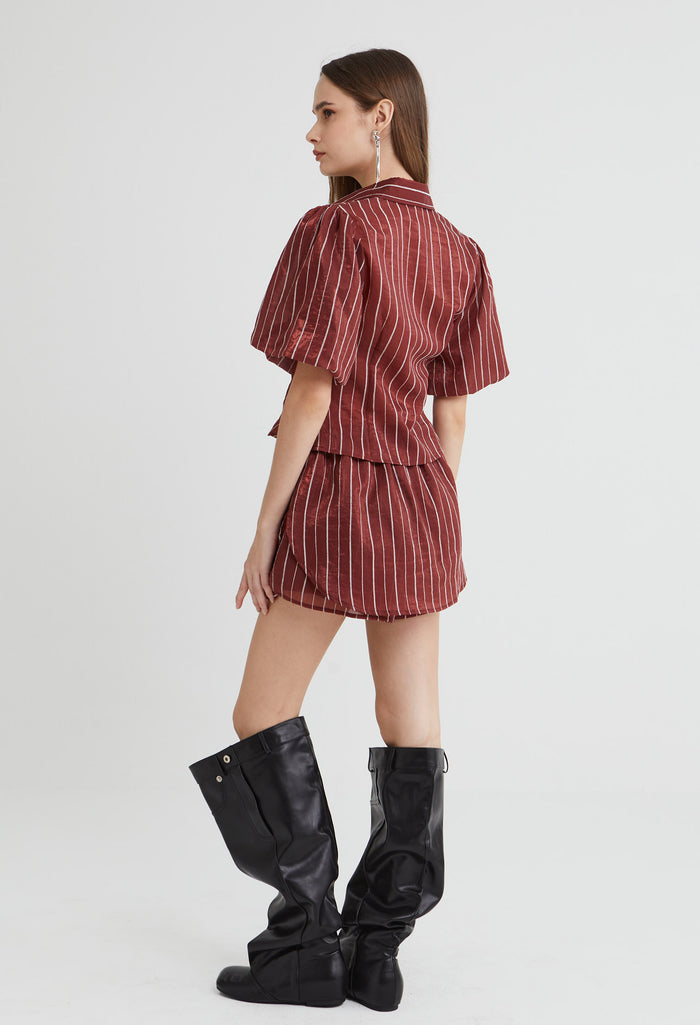 Evelisse Striped Shorts