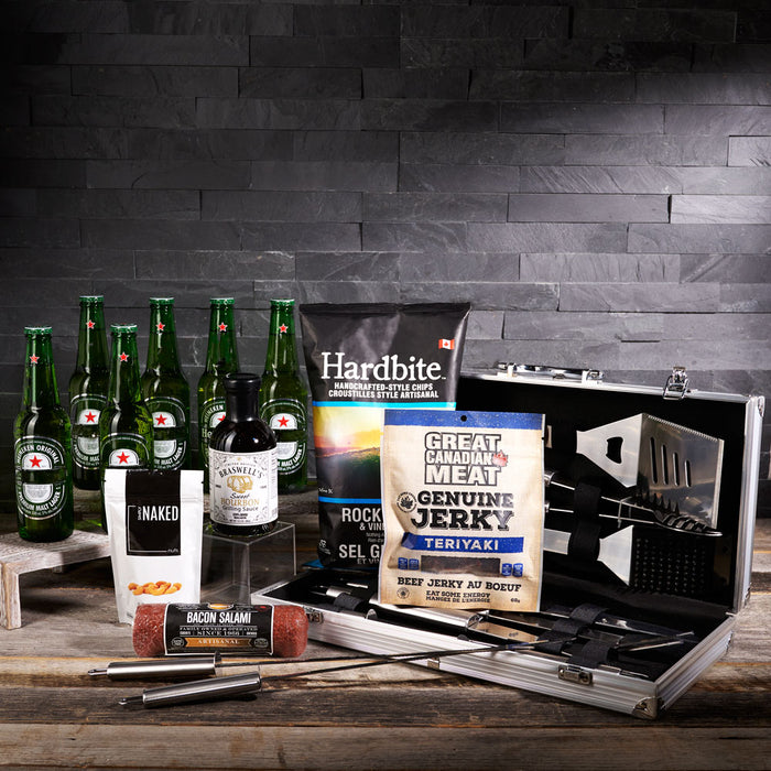 Father's Day Beer & Grilling Gift Set, father's day gift baskets, gourmet gifts, gifts, father's day, beer