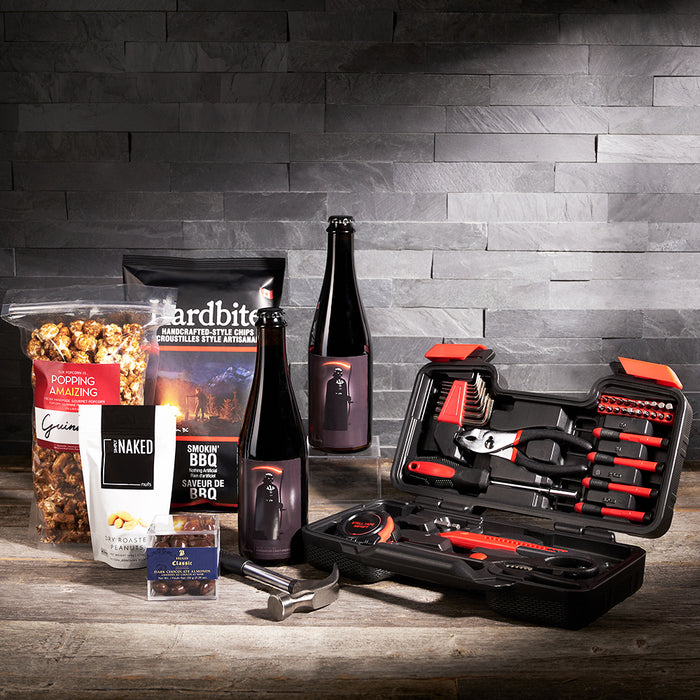 Father's Day Handy Tool Gift Set, beer gift baskets, gourmet gifts, gifts, father's day gifts, father's day