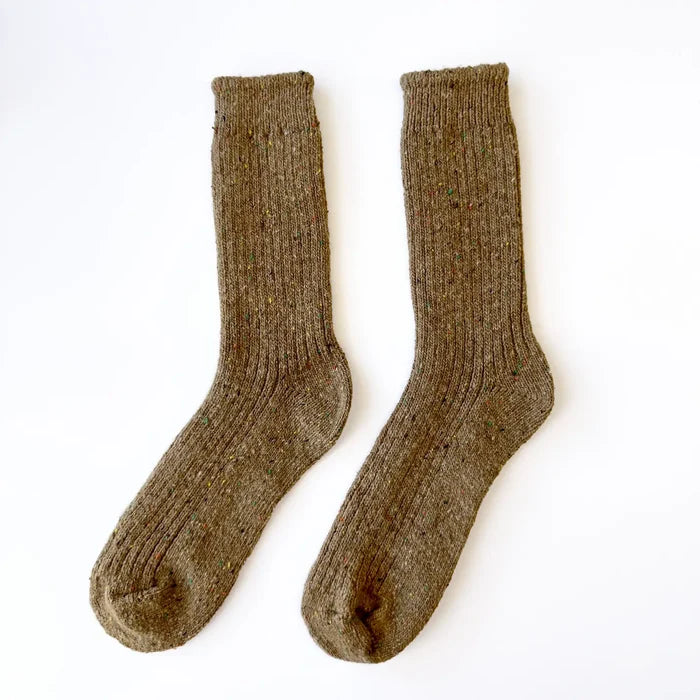 Fireside Sprinkle Wool Socks