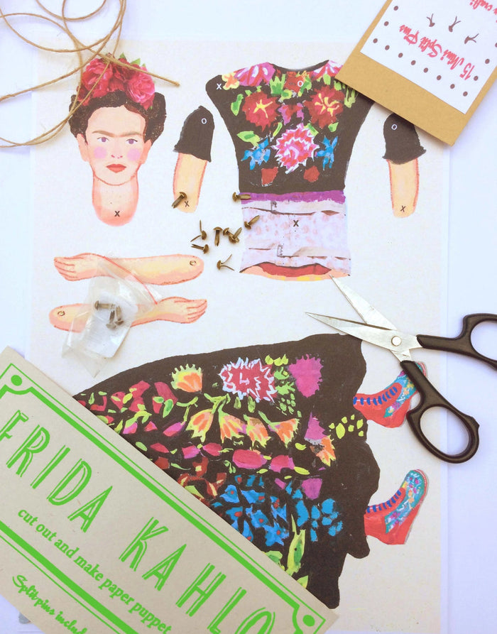 Frida Cut and Make Puppet by Wini Tapp