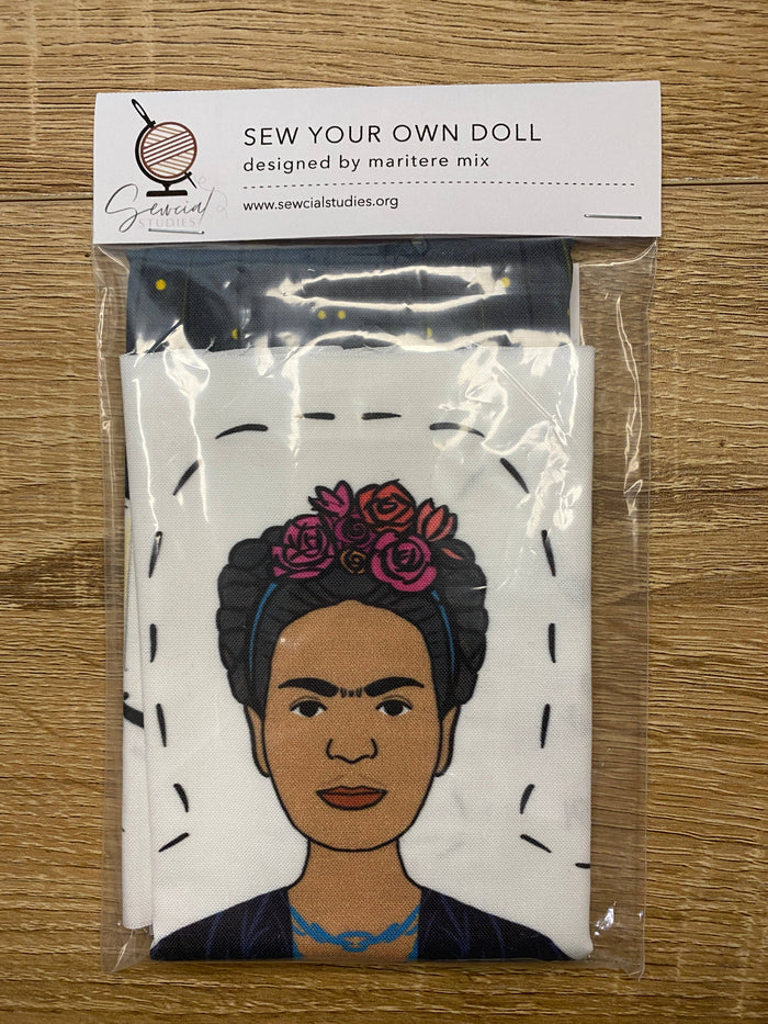 Frida Kahlo DIY Doll Fabric