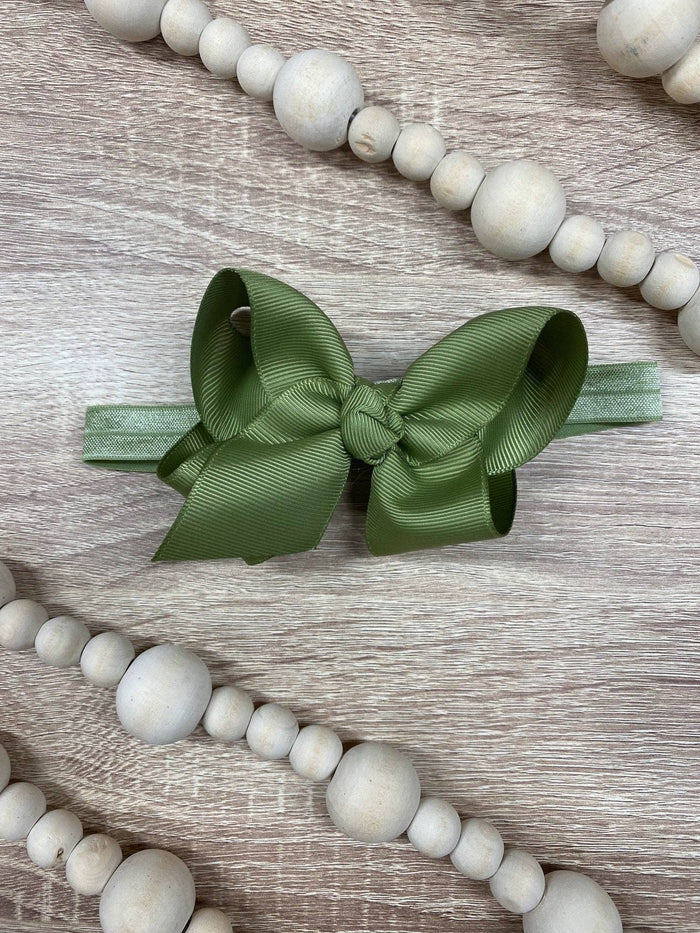 Hair Bow Headband 4" Essential Grosgrain