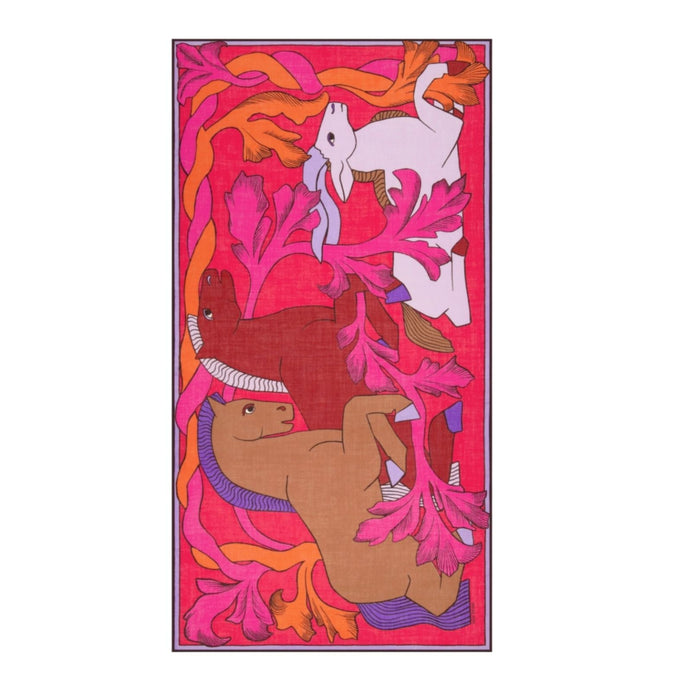Scarf Cavale, Red Eleish Van Breems Home