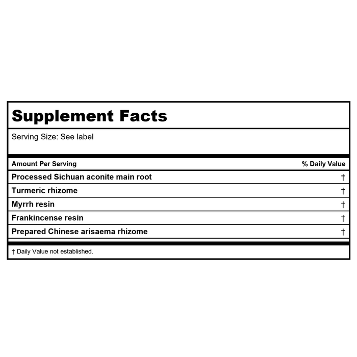 Kan Herb Essentials Quick River 8 Ounce - Supplement Facts panel