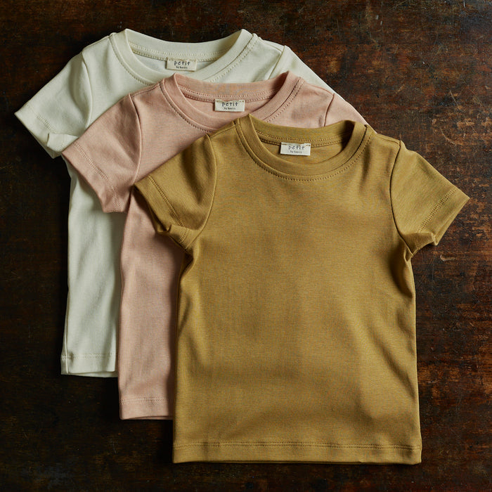 Kids Cotton Andi Tee - Dusty Pink