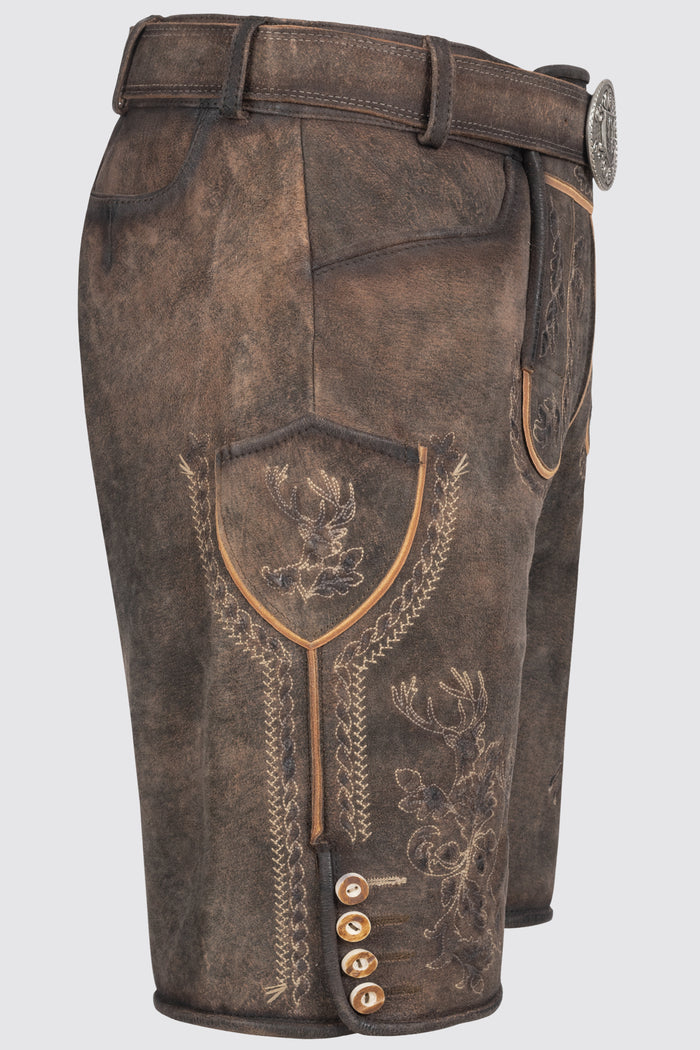 Kruger Theodor lederhosen brown, detail