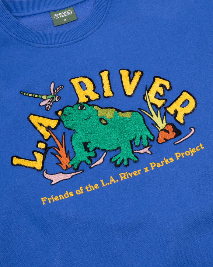 Shop LA River Toadally Crew Inspired by the LA River | pacific-blue