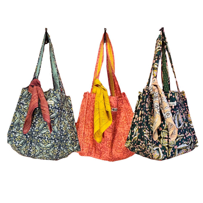 Lacey Quilted Tote