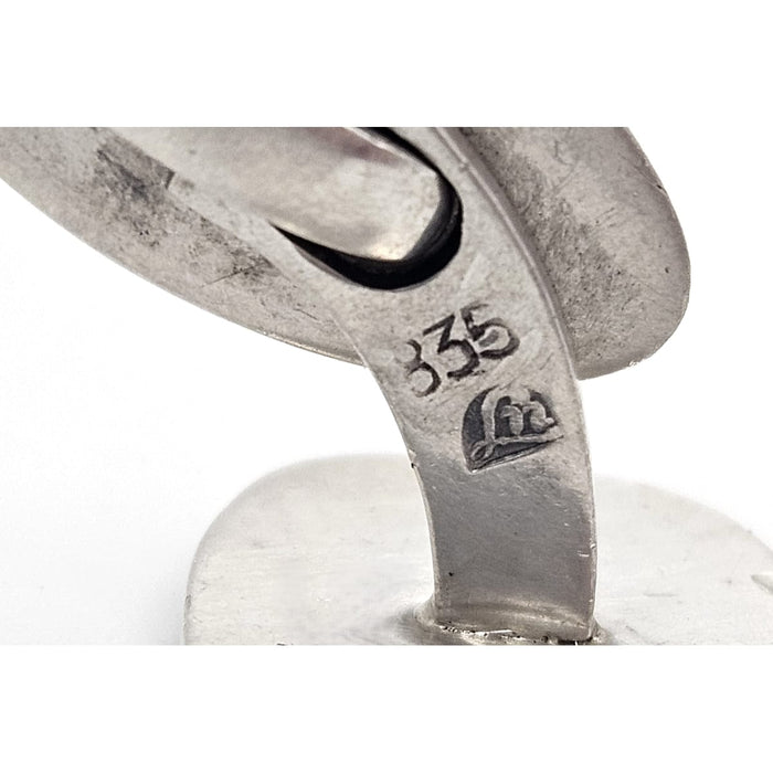 Laurits Nørgåard Jewelry Laurits Nørgåard Denmark Sterling Silver Modernist Cufflinks Circa 1920/30's