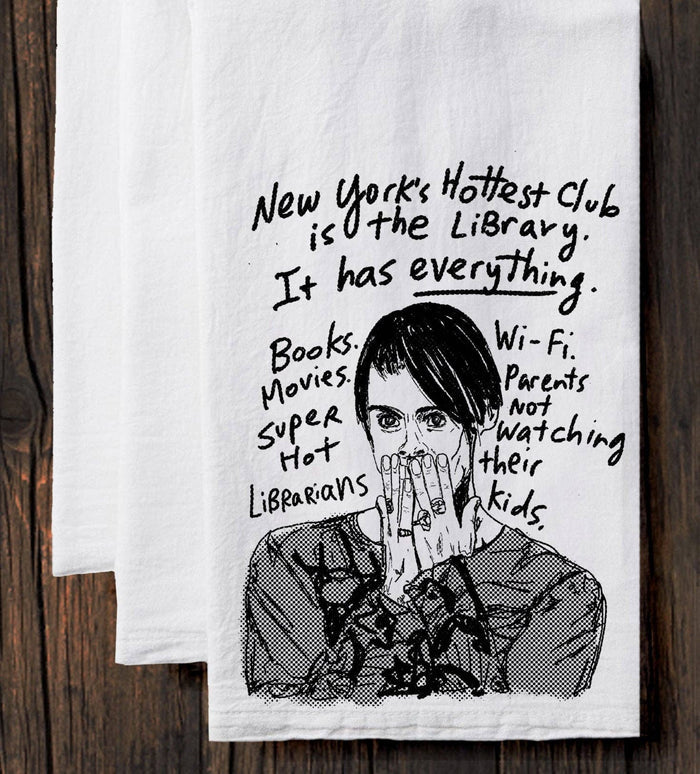 Megan Lee Designs Tea Towel Stefon SNL