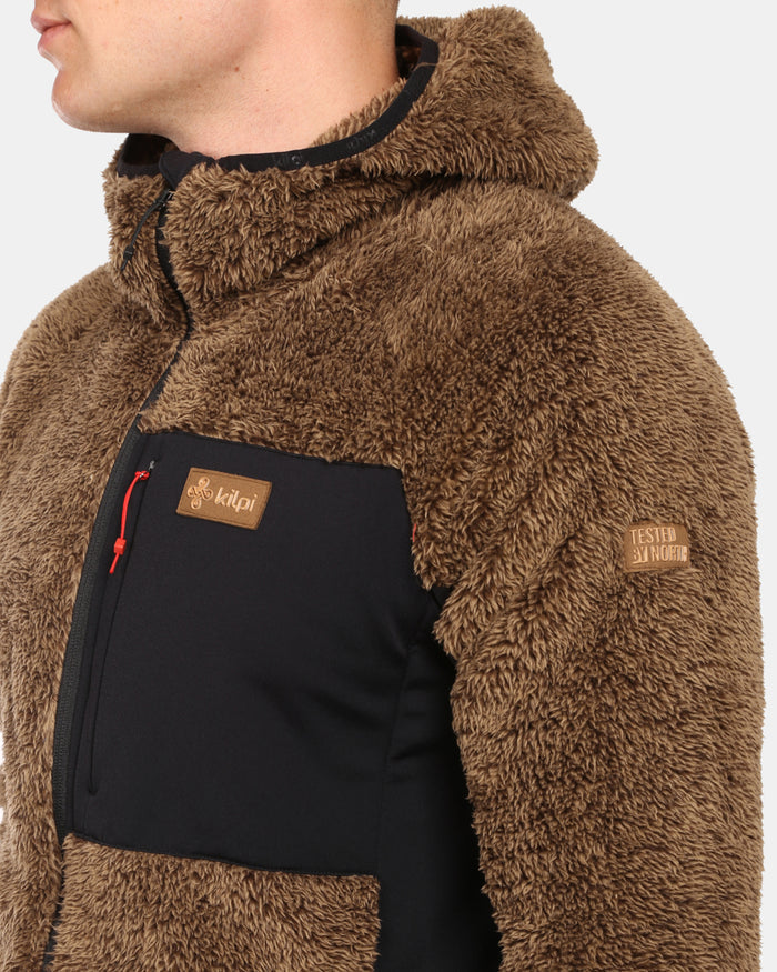 Herren-Kapuzenpullover aus haarigem Fleece Kilpi NORKA-M