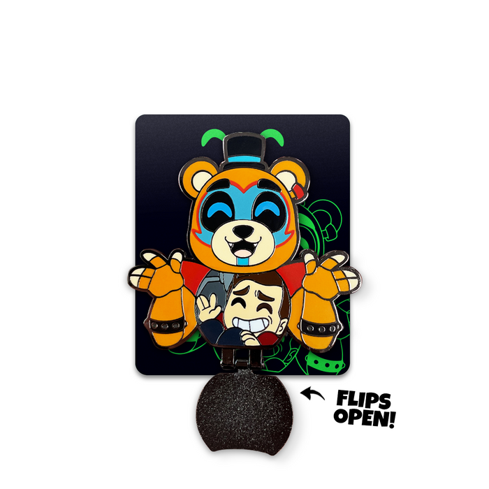 MatPat X FNAF Covered Pin