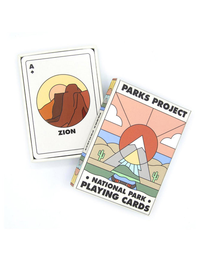 Shop Minimalist Playing Cards Inspired By Our National Parks | multi-color
