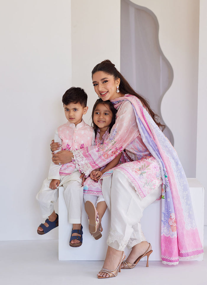 Oddie Pink Shirt and Dupatta