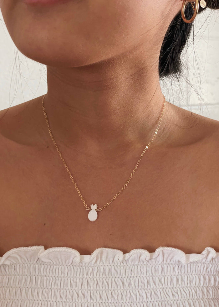 Opal Pineapple Necklace