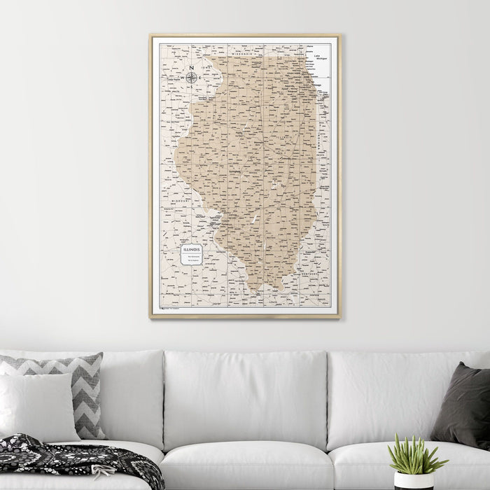 32" x 48" / Standard / Natural Oak