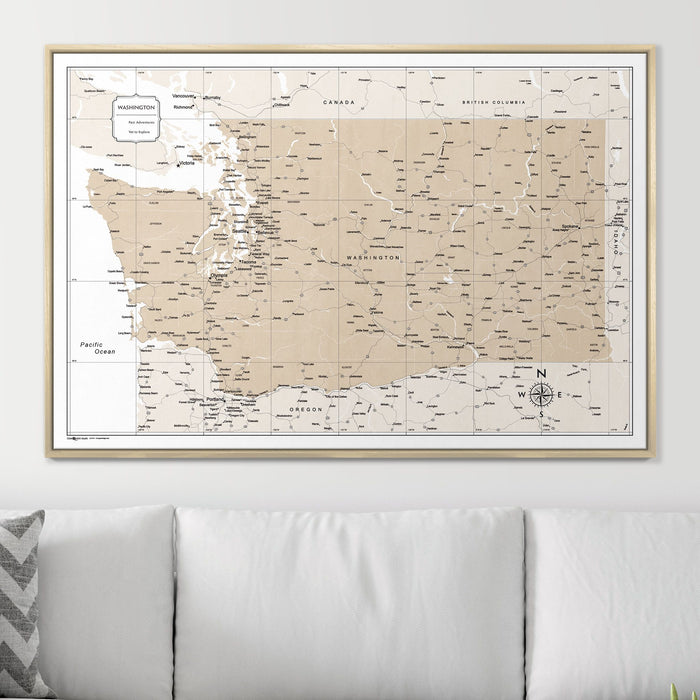 48" x 32" / Standard / Natural Oak