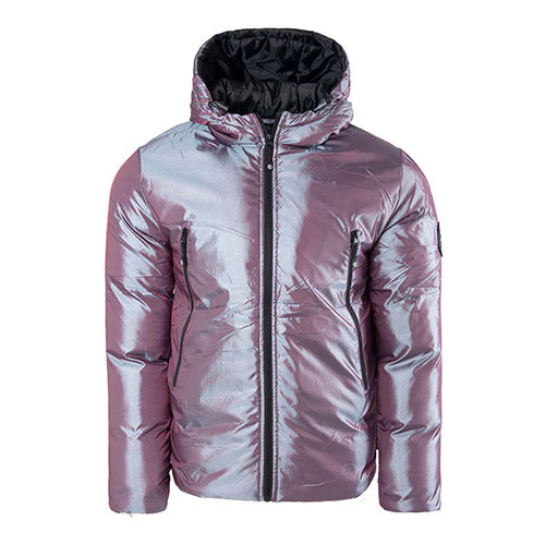 Reflective Iridescent Padded Jacket