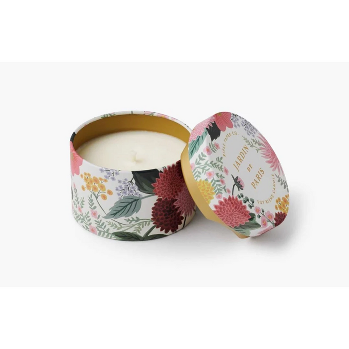 Rifle Paper Co. 3oz. Tin Candle - Jardin de Paris